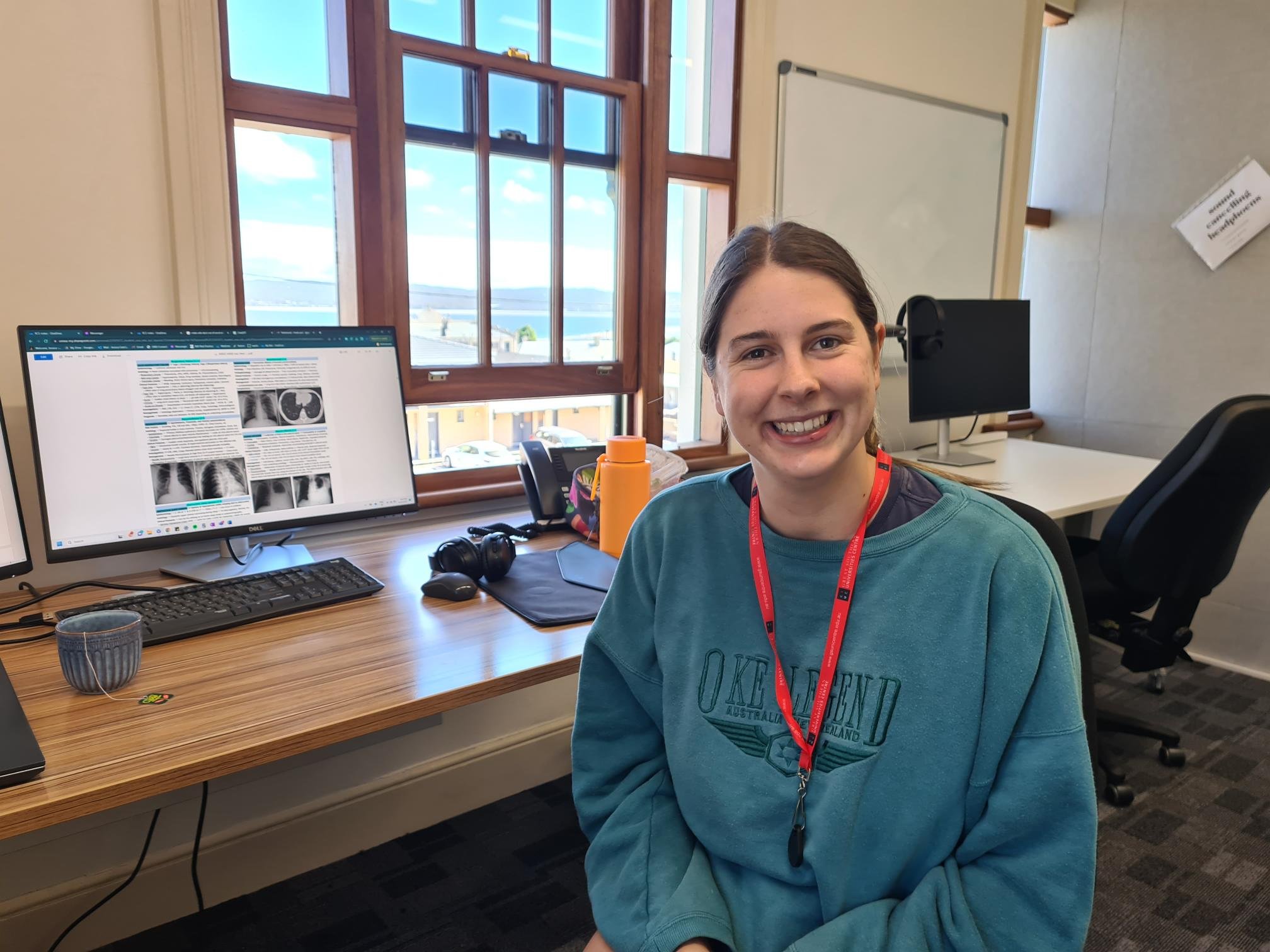 Medical Student Jess studying at Great Southern Universities Centre's Albany Campus